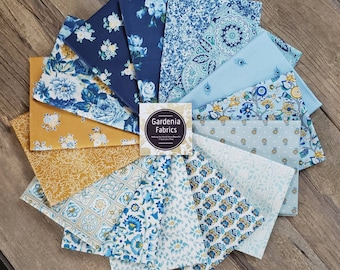 EMPORIUM COLLECTION 15 Fat Quarter bundle - Discovery - Liberty of London - 100% Cotton quilting fabric bundle