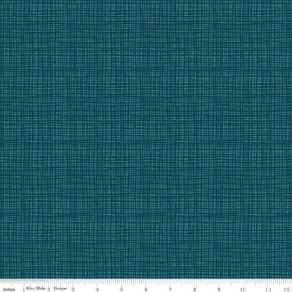 TEXTURE - Deep Sea Blue - Sandy Gervais - Riley Blake Designs; new 100% cotton quilting yardage - fabric C610