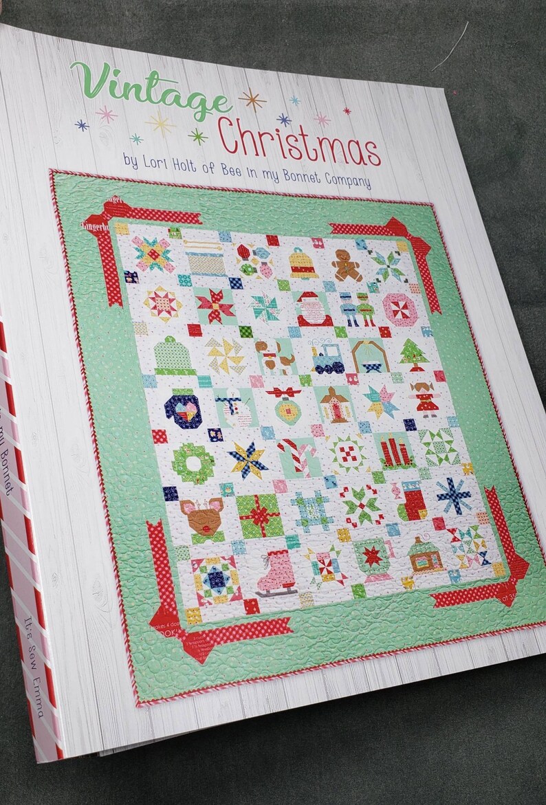 COZY CHRISTMAS Lori Holt Vintage Christmas pattern book Etsy