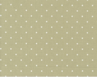 MAGIC DOT Dots Sage Lella Boutique Patriotic Fabric - 100% cotton quilting Fabric yardage - Moda Fabrics