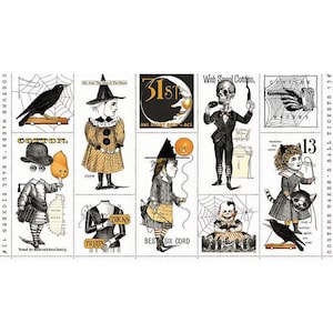 COSTUME MAKERS ACT 2 Medium Patch Panel Halloween - J Wecker Frisch - cotton quilting fabric - Riley Blake Designs