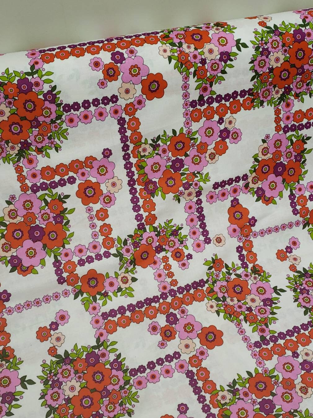 A GHASTLIE BOUQUET - White - Alexander Henry; new 100% cotton quilting fabric