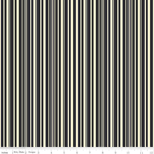 HAUNTED HOUSE Black Halloween Stripe Carta Bella - Riley Blake Designs - Halloween - 100% cotton quilting fabric yardage