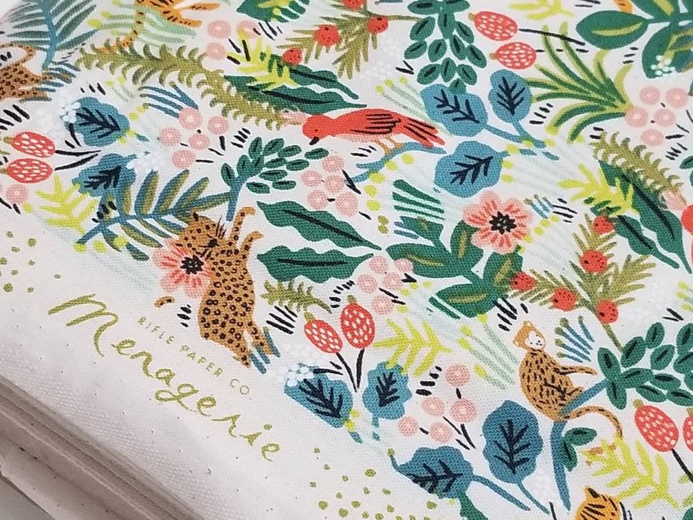 Rifle Paper Co Menagerie Cream Jungle Floral Tigers #8029-02
