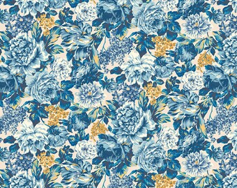 EMPORIUM COLLECTION - Wild Bloom B - Liberty of London - 100% Cotton quilting fabric yardage - Riley Blake Designs