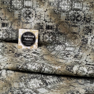 ABANDONED 2 Du Theater Neutral Tim Holtz Eclectic Elements - 100% cotton quilting fabric yardage - Free Spirit fabrics