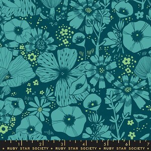 FIREFLY - Hiding Spot - Floral - Galaxy - Sarah Watts - Ruby Star Society - Cotton yardage quilting fabric - Moda