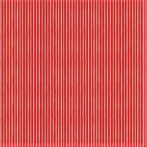 SCANDI CHRISTMAS 2022 - Stripes - Red - Makower UK - Andover Fabrics - 100 % Cotton quilting fabric yardage