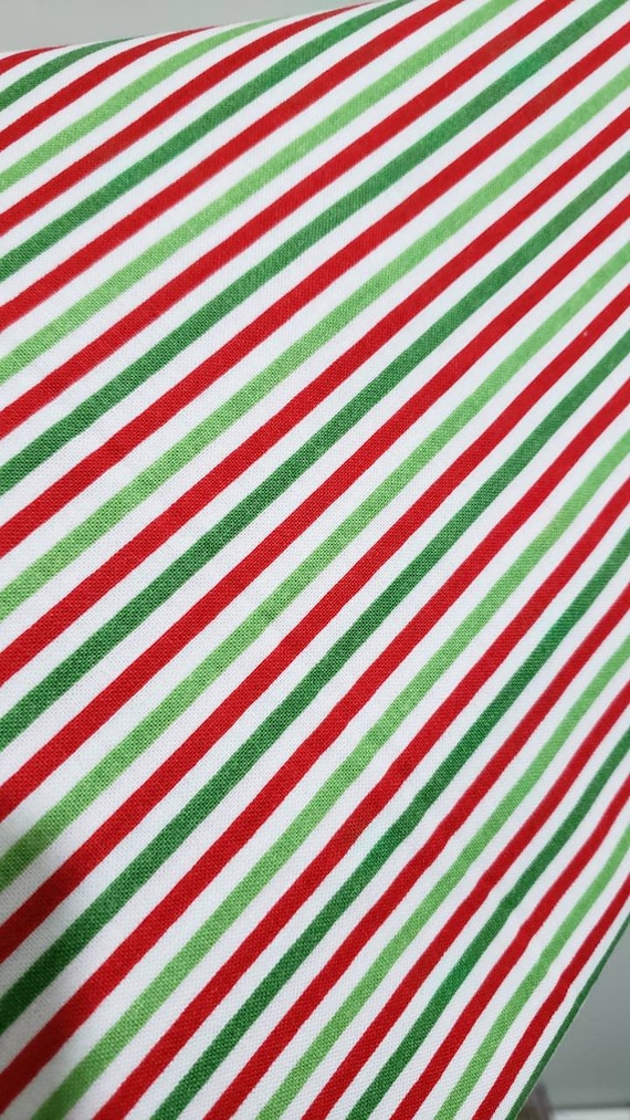 Christmas Fabric by the Yard, Wavy Striped Baubles on Strings Snowy Winter  Retro Design Xmas Print, Decorative Upholstery Fabric for Sofas and Home