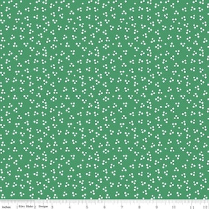 TINY BUBBLES - Green - Lets Be Mermaids Melissa Mortenson - Riley Blake Designs - 100% cotton quilting fabric