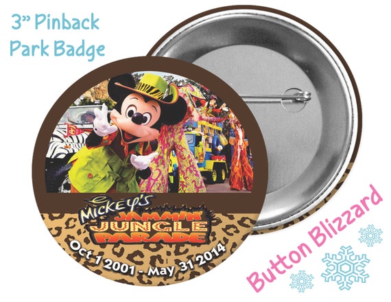 Mickey's Jammin' Jungle Parade Button Animal Kingdom - Etsy Mickey's Jammin' Jungle Parade Button Animal Kingdom - Etsy