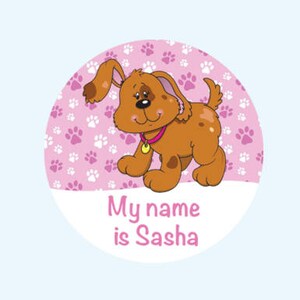 Service Dog in Training Button Service Dog Name Tag Therapy Dog Button Therapy Dog ID Tag Personalized Dog Button Uniform Button image 2