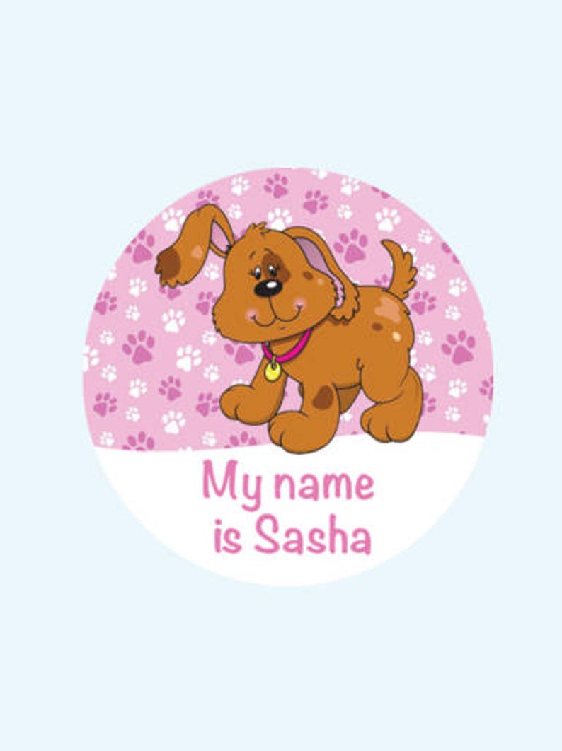 Service Dog in Training Button Service Dog Name Tag Therapy Dog Button Therapy Dog ID Tag Personalized Dog Button Uniform Button image 2