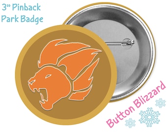 Disney Junior Lion Guard Symbol Button - Lion King Badge - Lion Guard Party Favor - Kion Costume Accessory - Animal Kingdom Badge