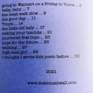 MART poetry about consumerism in America by Matt Wall image 3