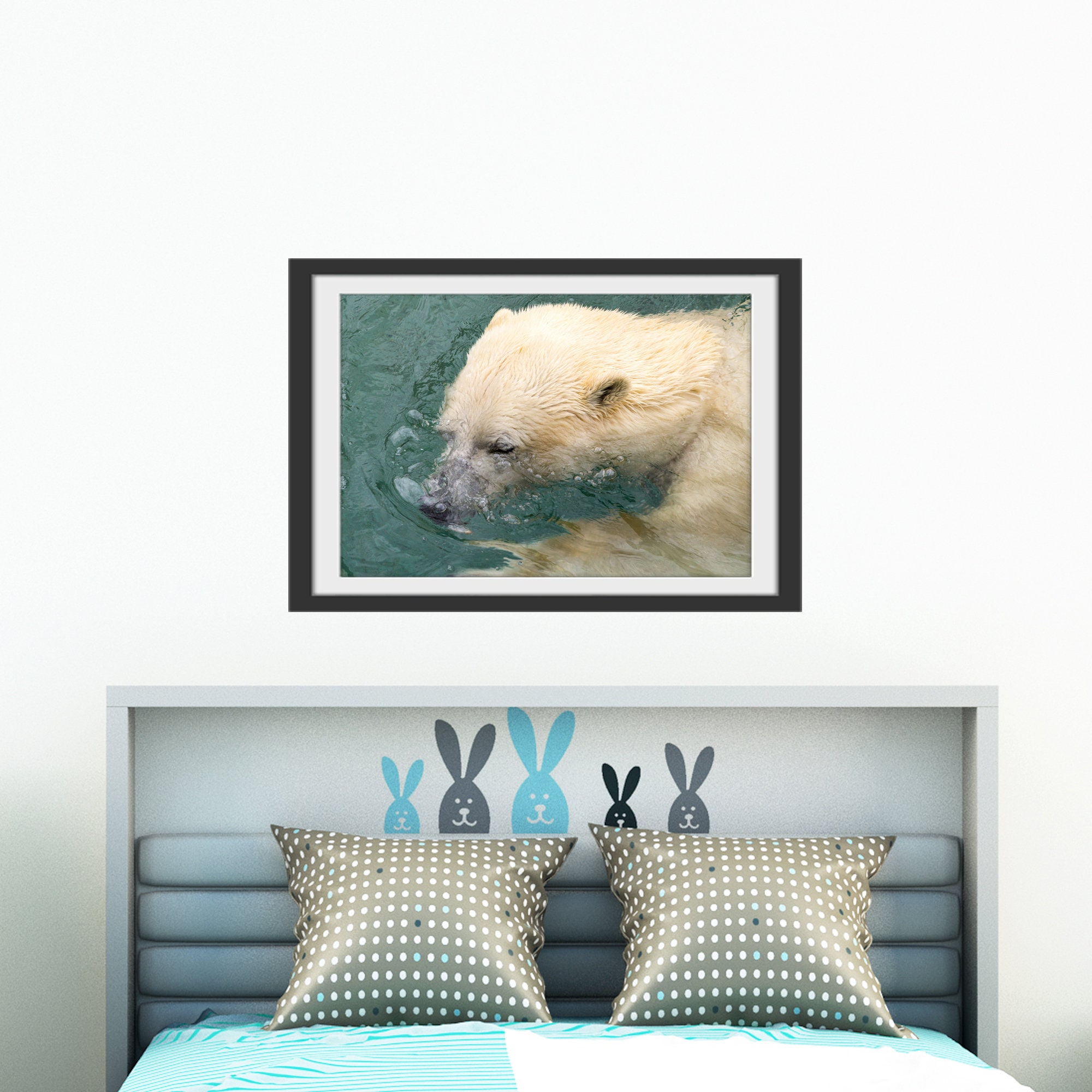 Polar Bear Blowing Bubbles Etsy