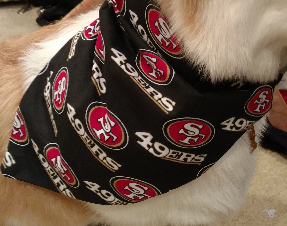San Francisco 49ers Dog Bandana
 San Francisco 49ers Football Pet Bandanas Tie Bandana