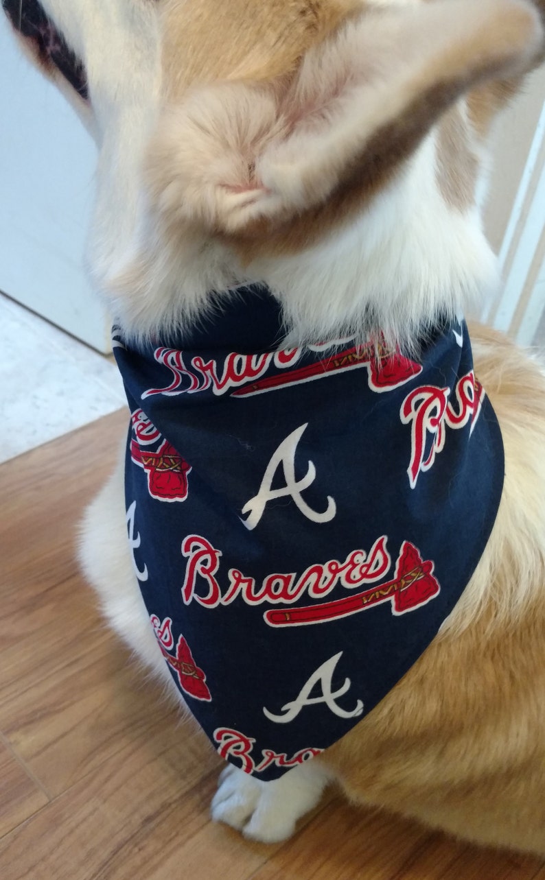Atlanta Braves Baseball Pet Bandana Etsy
