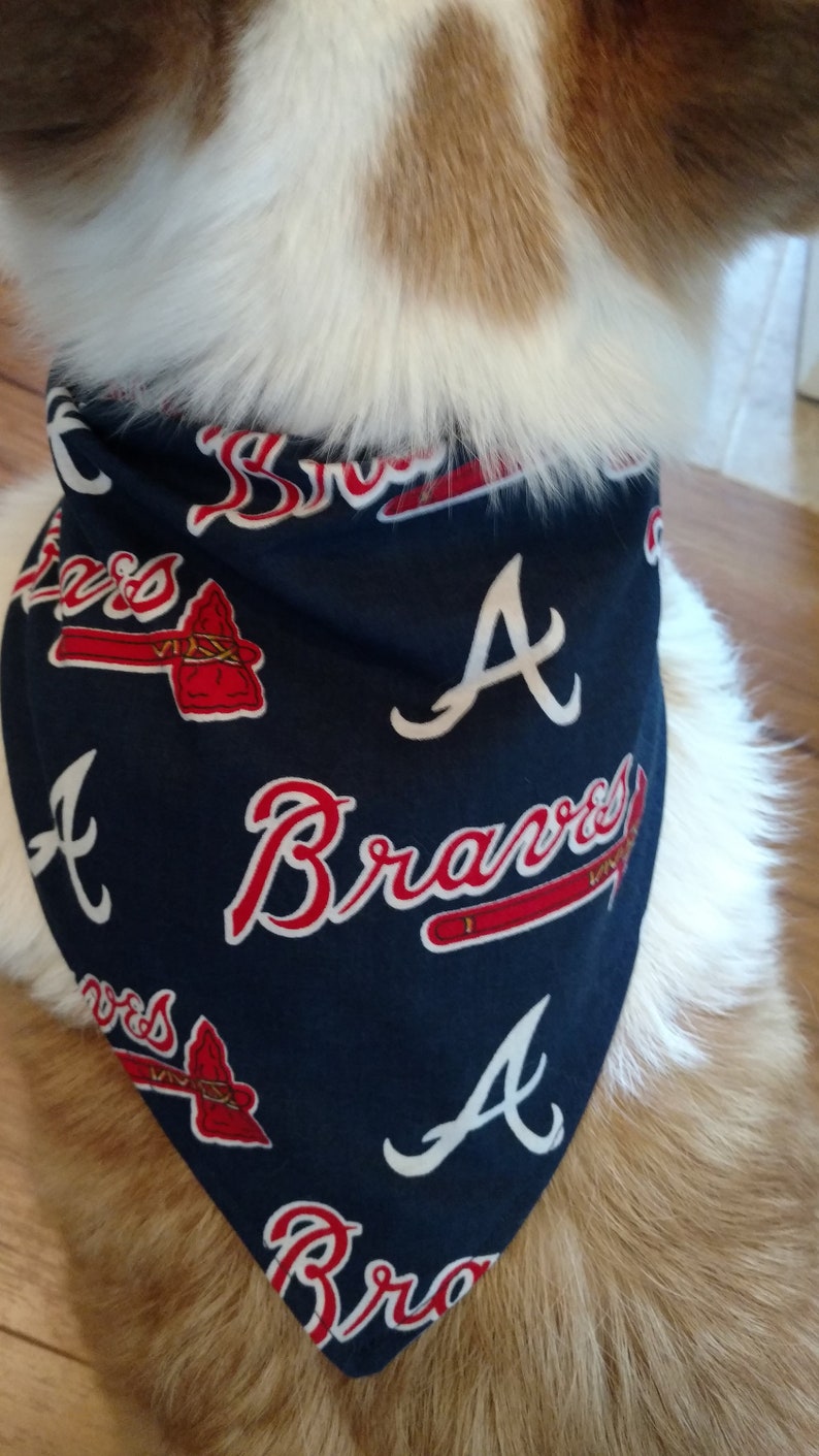 Atlanta Braves Baseball Pet Bandana Etsy