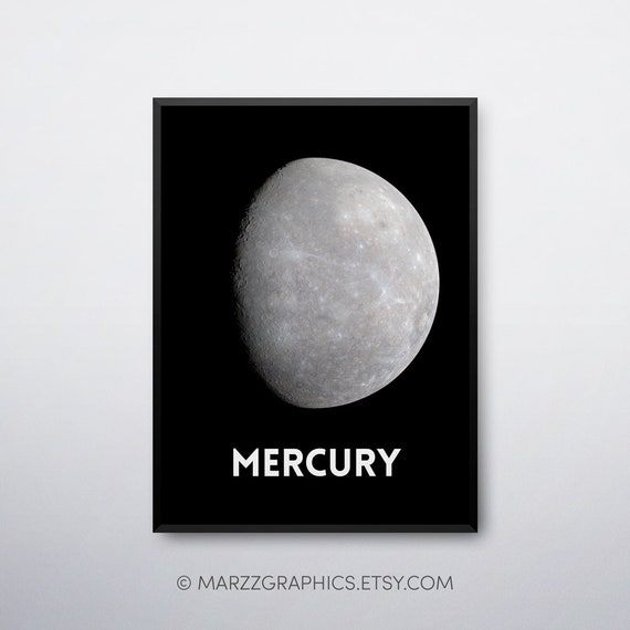 Mercury Poster Mercury Print Mercury Printable Solar | Etsy