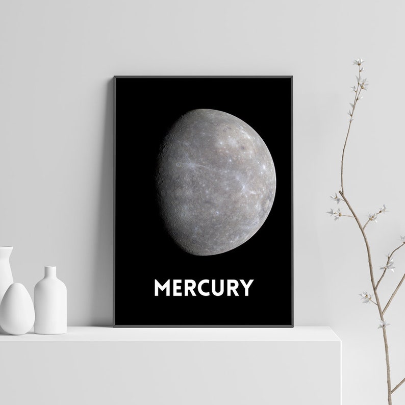 Mercury Poster Mercury Print Mercury Printable Solar | Etsy