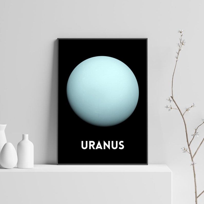 Uranus Poster Uranus Print Uranus Printable Solar System | Etsy