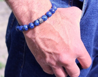 bracelet circulation sanguine Bracelet pierres bleues cadeau pierres enfant Bracelet mala bracelet sodalite Bracelet diabète