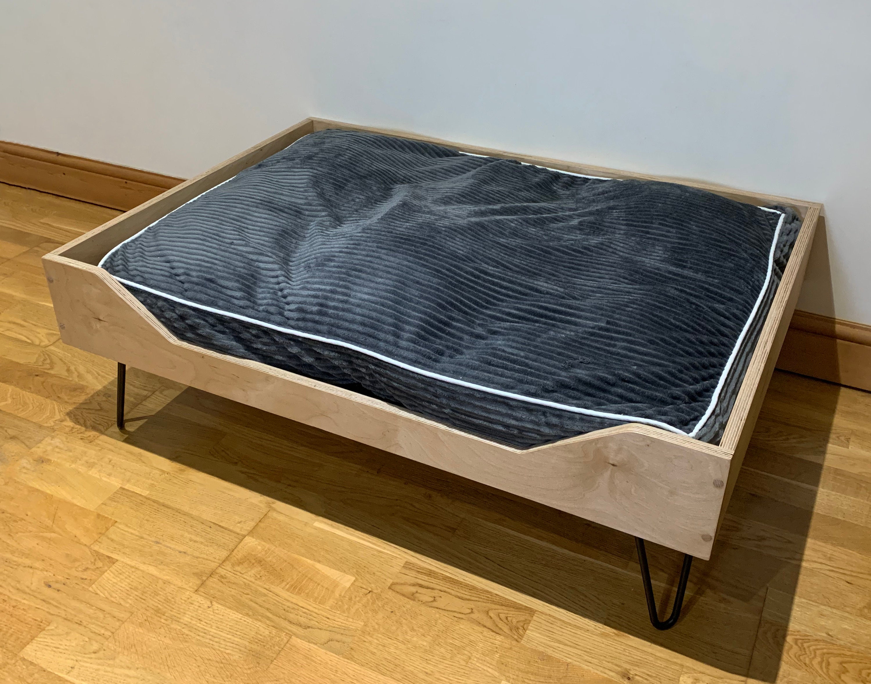 Extra Large dog bed plywood and hairpin legs Etsy