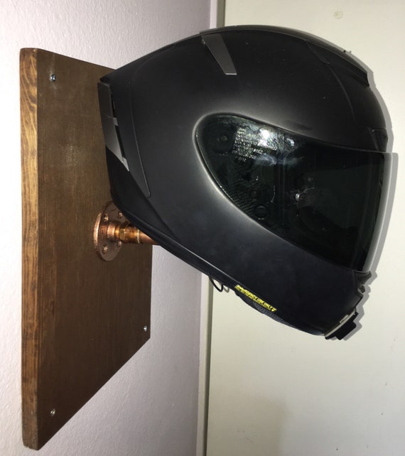 Genuine COPPER Motorcycle Helmet Display Rack Jacket Hanger | Etsy