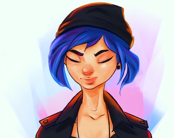 Chloe Fan Art Etsy Uk