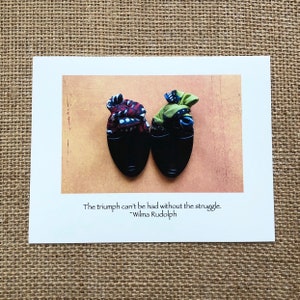 Afrocentric Note Card Set, Inspirational Quotes, Blank Inside image 1
