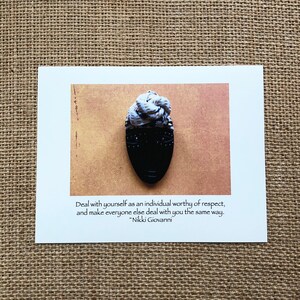 Afrocentric Note Card Set, Inspirational Quotes, Blank Inside image 4