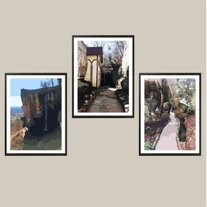 Lookout Mountain Photo Illustrations, Digital Download Wall Art
