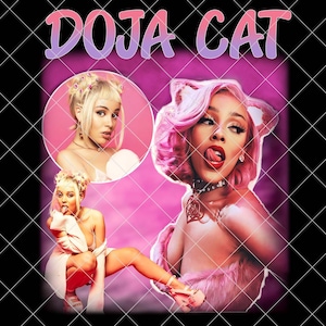 Doja Cat T-Shirt Design PNG, Instant Download, Digital File for Sublimation