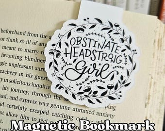 Pride and Prejudice Magnetic Bookmark, Obstinate Headstrong Girl