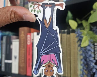 Reading Bat Sticker