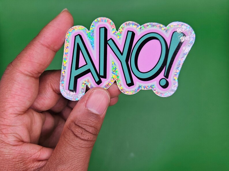 AIYO! Malayalam Sparkle Sticker, Kerala Pride - Etsy