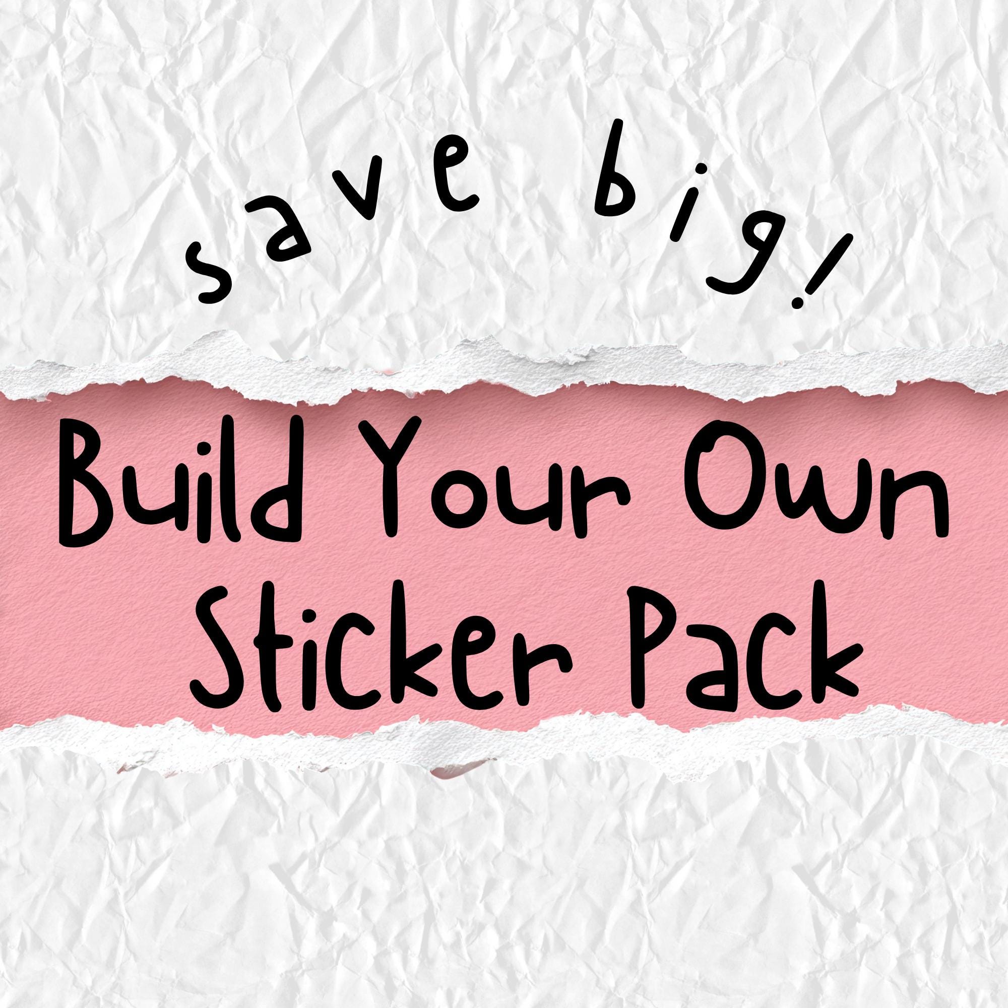 Build Your Own Sticker Pack - Etsy