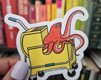 YOLO Octopus Sticker