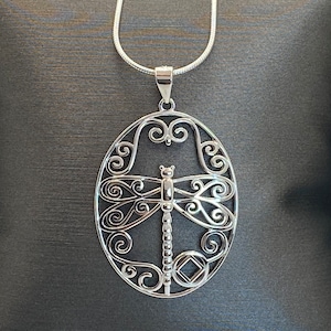 Dragonfly with NA Symbol  comes with chain (NAP-14)