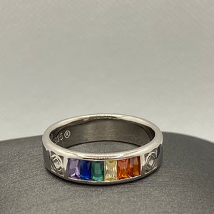 NA Rainbow Ring with Service Symbols (NAR-40)