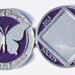Custom NA Clean Time Butterfly Medallion
