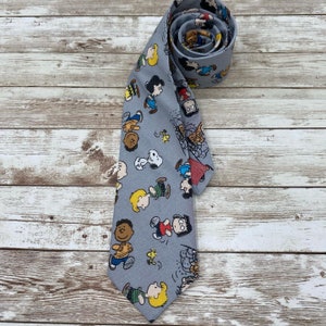 Peanuts Gang Tie, Peanuts Tie, Charlie Brown Tie, Snoopy, cartoon ties, novelty ties