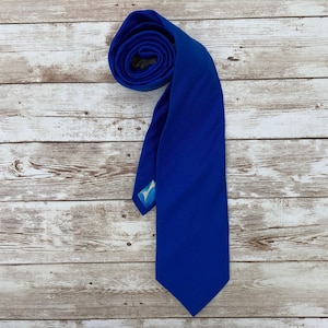 Royal Blue Tie, Skinny Tie, Wedding Tie, Mens Tie, Solid Tie, Summer Tie, Blue Tie, Spring Tie, Winter Tie, Custom Tie