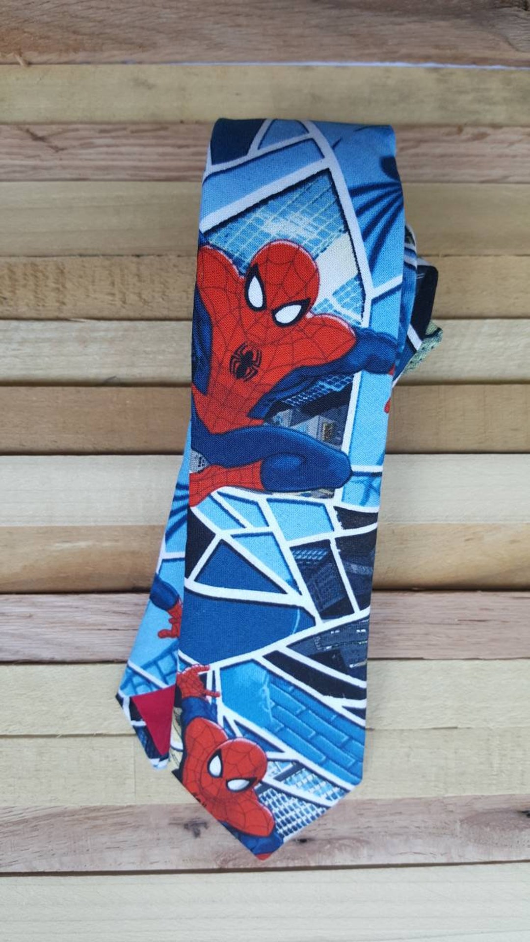 mens spiderman tie