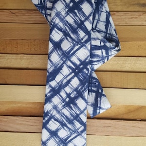 Blue and White Tie, Skinny Tie, Wedding Tie, Bow Ties, Men’s Ties, Father’s Day Gift, Groomsmen, Weddings, Blue Tie, Groom