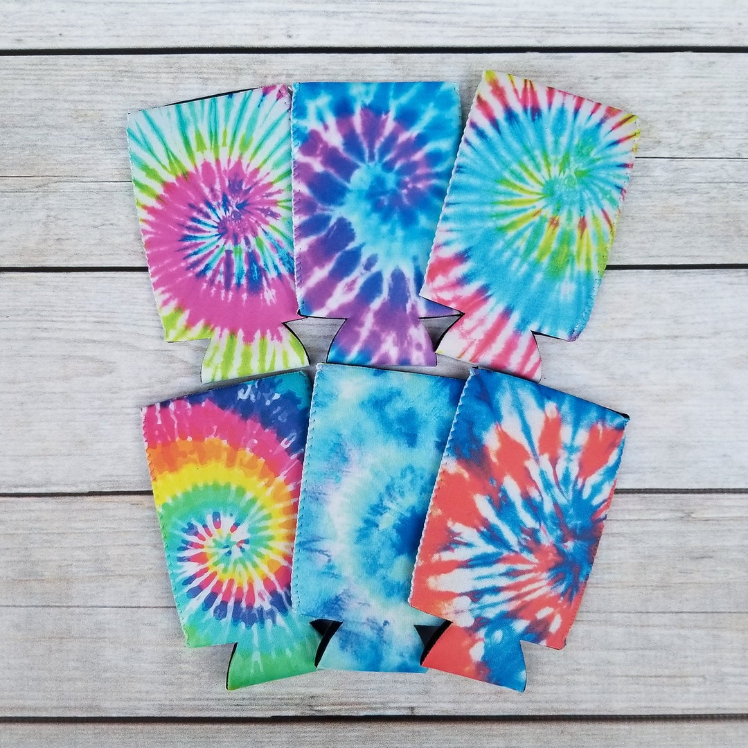 Society6 ケース Electrify Ice Blue by Amy Sia Tie Dye Slim Can Coolers, Coolies, Can Insulators, Beverage