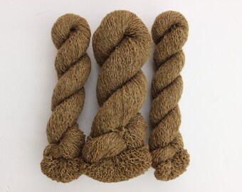 Brown Sugar 100% Shetland Wool Recycled Yarn - 1,054 yards (2-ply, sport weight)