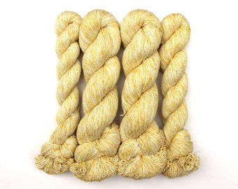 Buttered Popcorn 100% Cotton Recycled Yarn - 1,552 yards (chainette, sport weight)