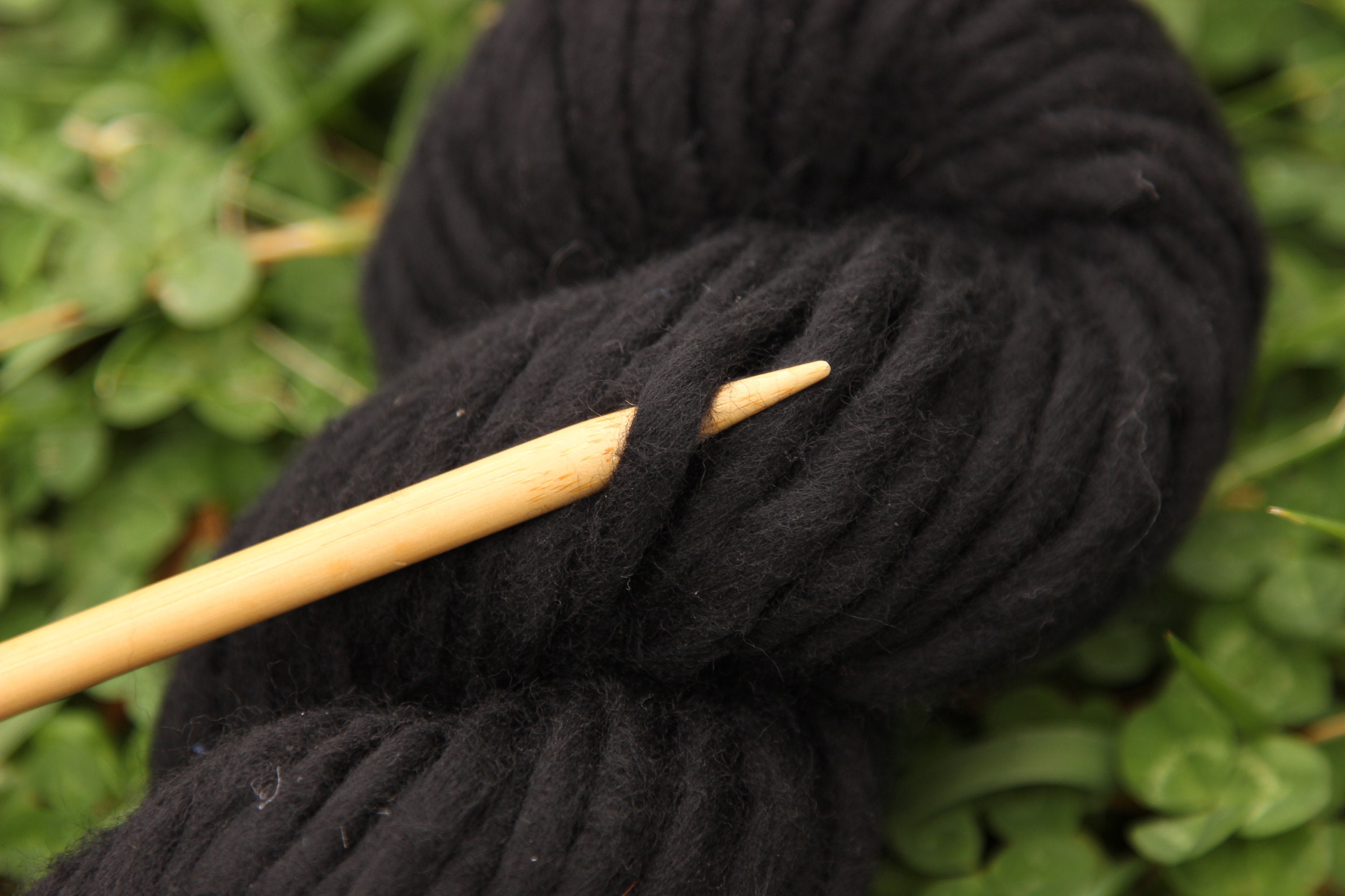 Lace Weight 100% Recycled Silk Yarn - Black